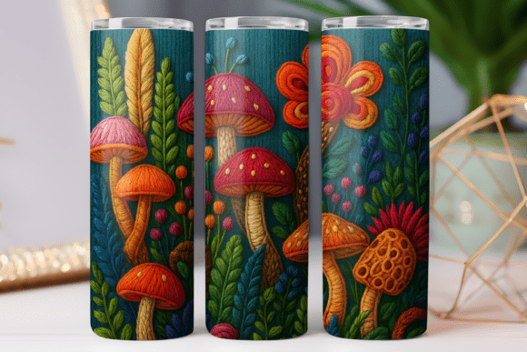 Embroidery Floral Tumbler Wrap Design Review