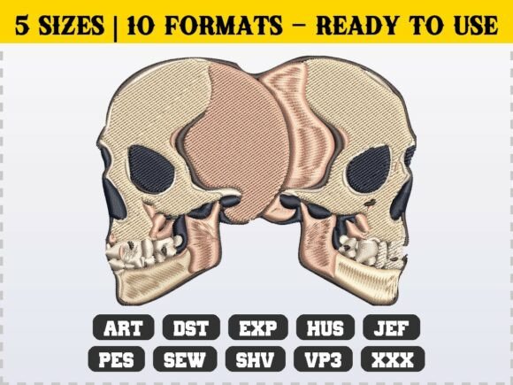 Gothic Skulls Spooky Embroidery Design Review