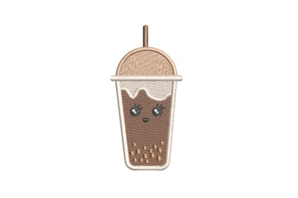 Kawaii Chocolate Milk Tea Embroidery Design Review