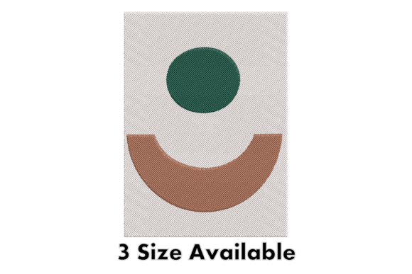 Minimal Arch Dot Embroidery Design for Holiday Collections