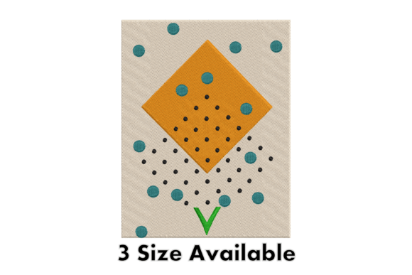 Minimal Dot and Diamond Embroidery Review