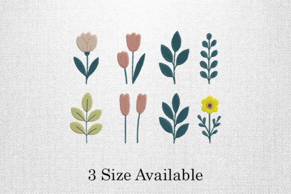 Modern Floral Leaves Embroidery Set Review