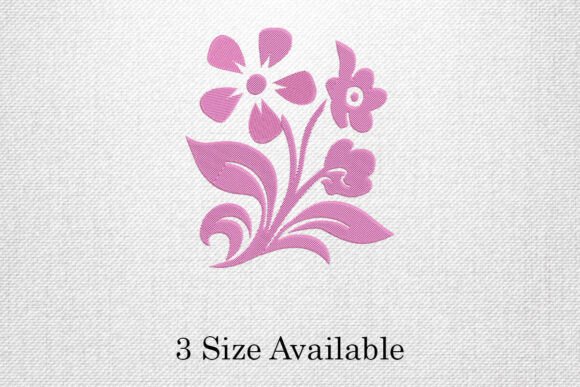 Pink Floral Embroidery Design File Review