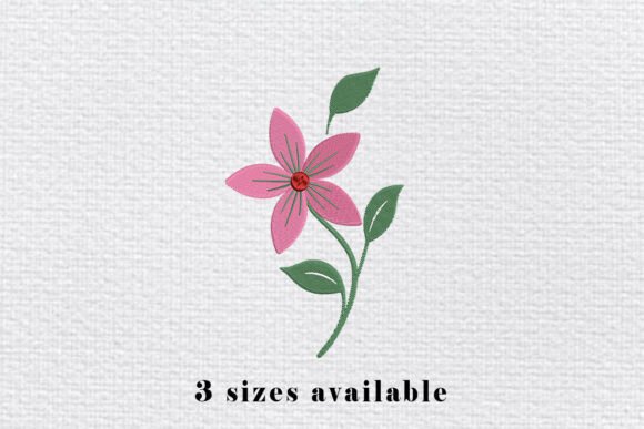 Pink Flower Embroidery Design File Review