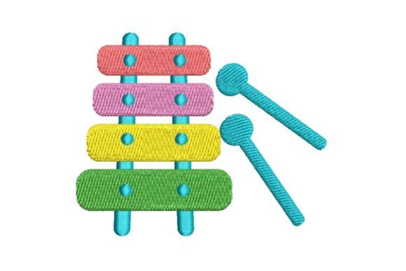 Rainbow Xylophone Embroidery Review